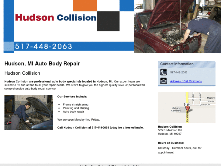 www.hudsoncollision.net