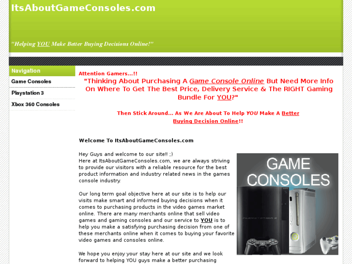 www.itsaboutgameconsoles.com