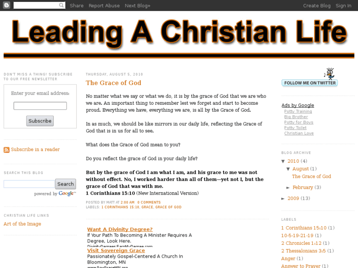 www.leadingachristianlife.com