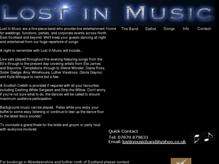 www.lostinmusic-band.com