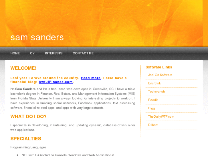 www.samsanders.net