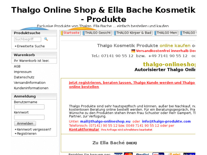 www.thalgo-onlineshop.eu