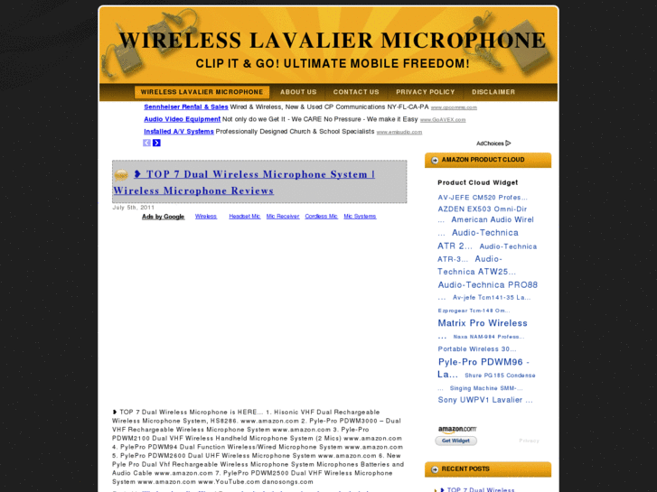 www.wirelesslavaliermicrophone.net