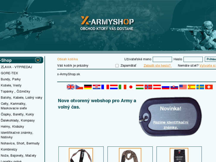 www.x-armyshop.sk