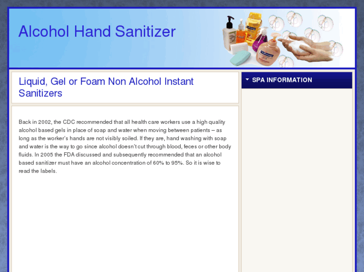 www.alcoholhandsanitizer.org