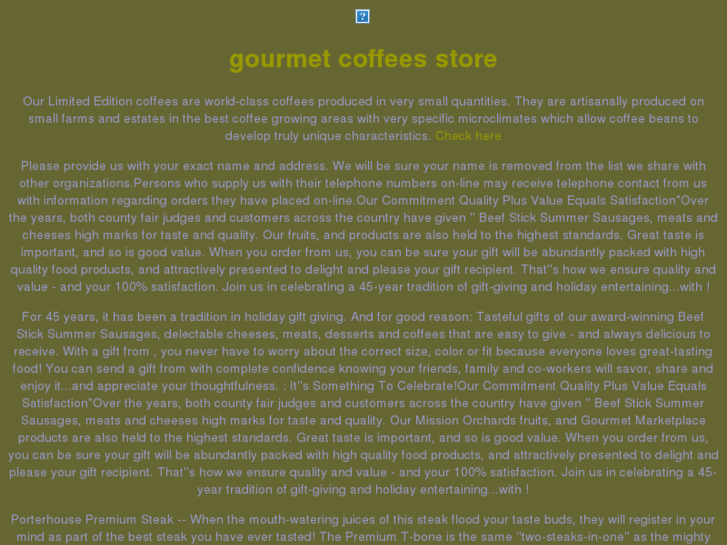 www.gourmet-coffees-store.com