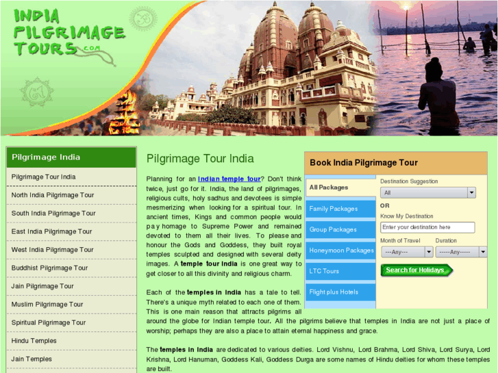 www.indiapilgrimagetours.com