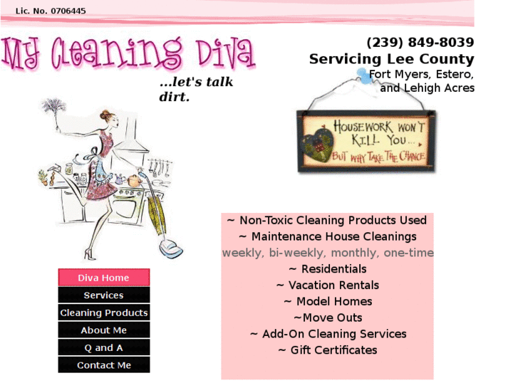 www.mycleaningdiva.com