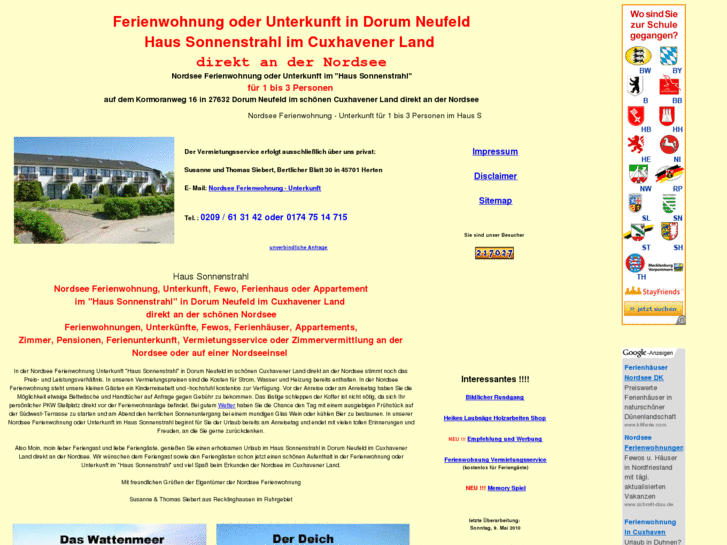 www.nordsee-ferienwohnung-unterkunft.de