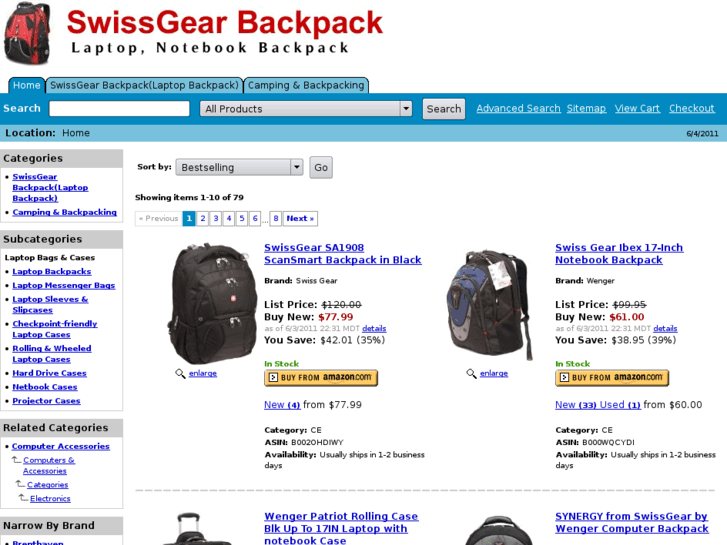 www.swissgearbackpacks.info