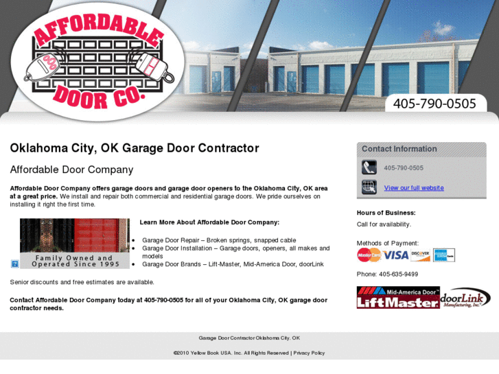 www.affordablegaragedoorokc.com