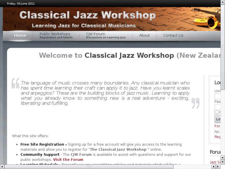 www.classicaljazzworkshop.com