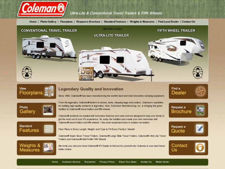 www.colemanfifthwheels.com