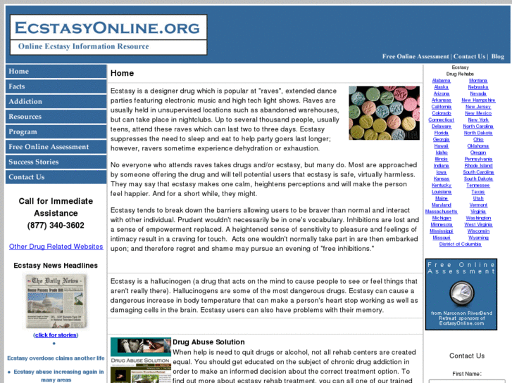 www.ecstasyonline.org