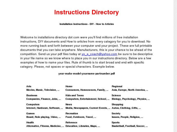 www.instructionsdirectory.com