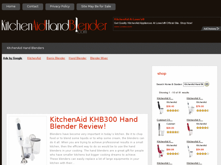 www.kitchenaidhandblender.com