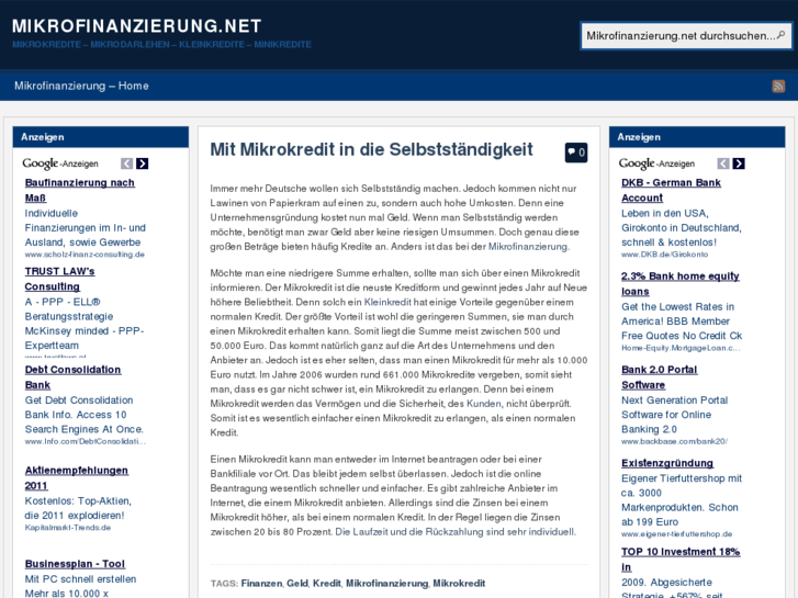 www.mikrofinanzierung.net