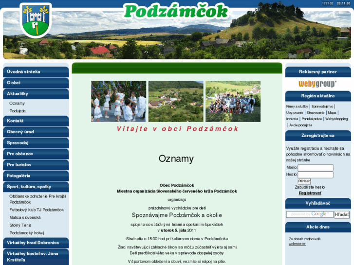 www.podzamcok.sk