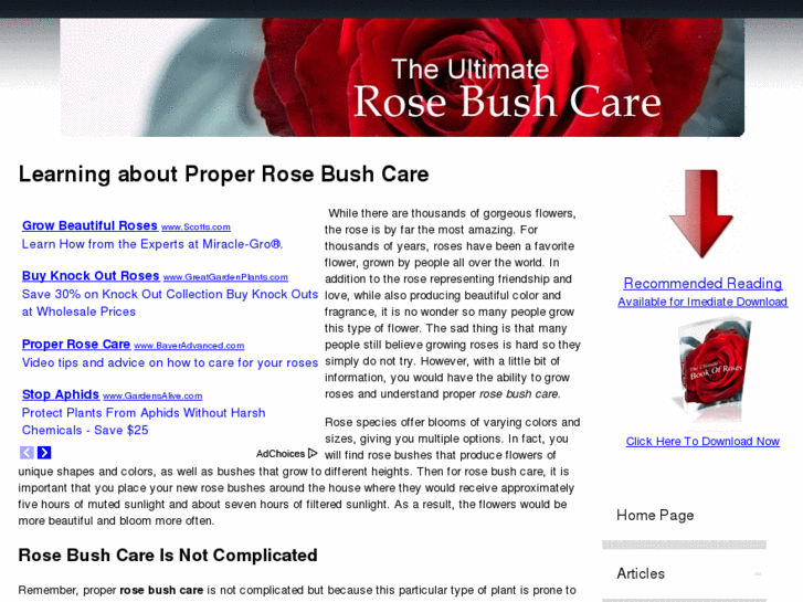 www.rosebushcare.net