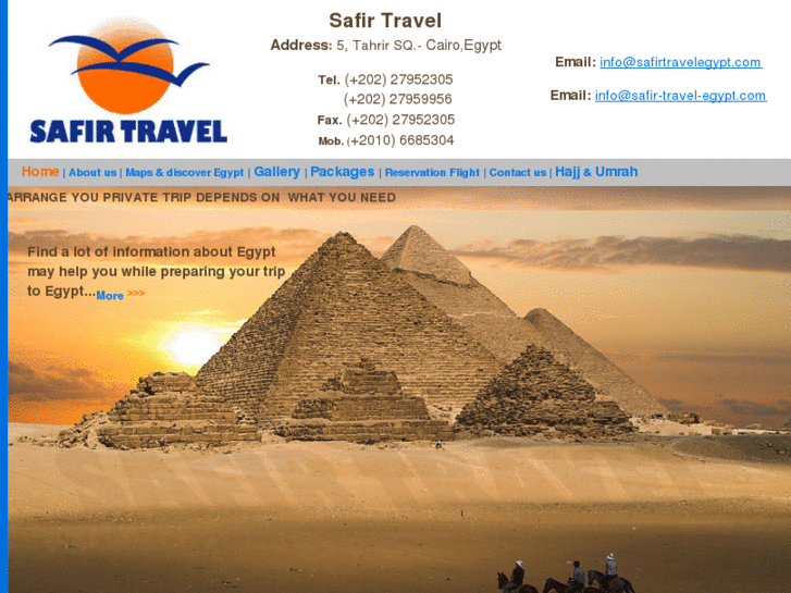 www.safir-travel-egypt.com