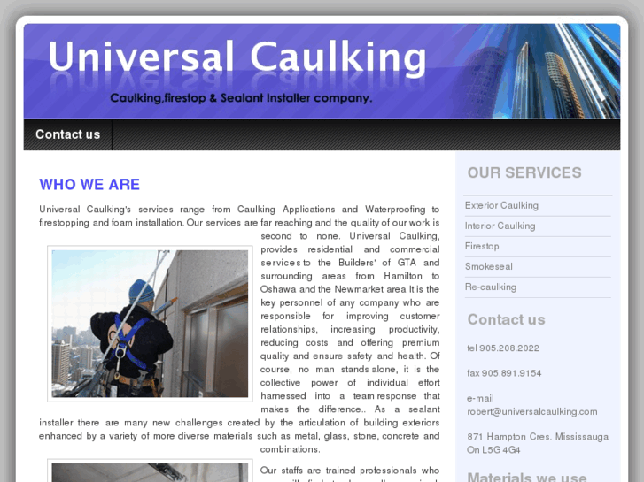 www.universalcaulking.com