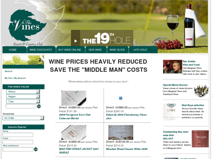 www.vines19thhole.com