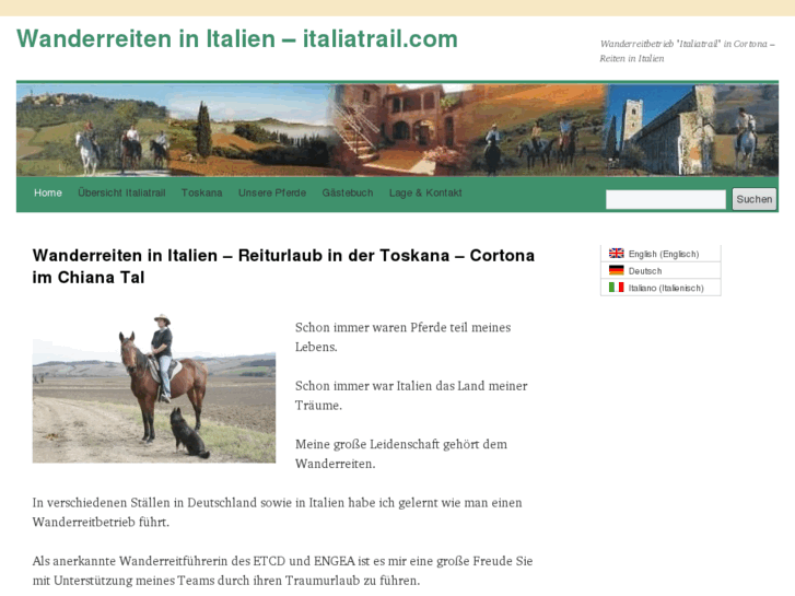 www.wanderreiten-italien.de