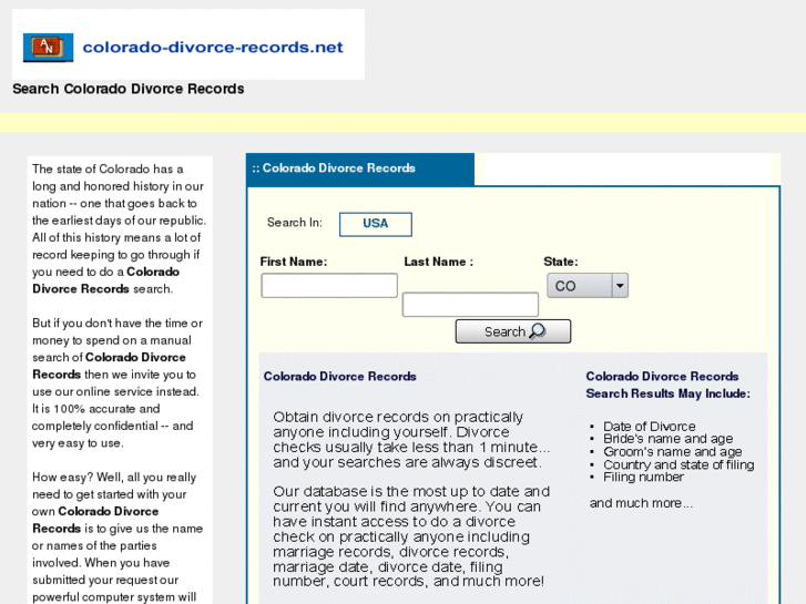 www.colorado-divorce-records.net