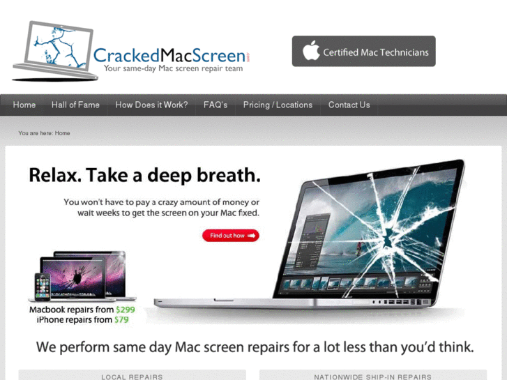 www.crackedmacbookscreen.com