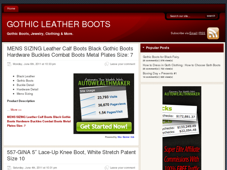 www.gothicleatherboots.com