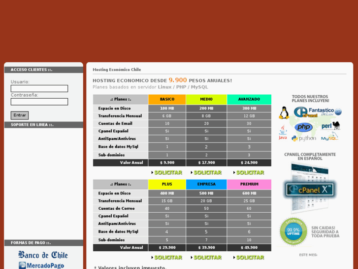 www.hostingeconomico.cl