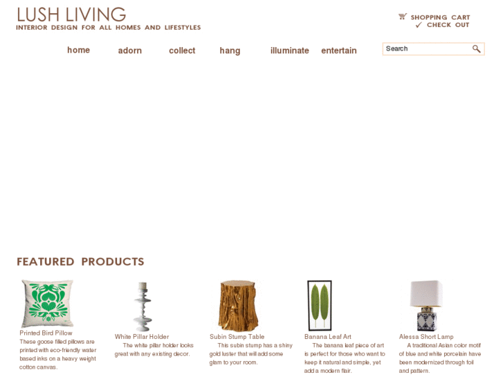 www.lushlivingcollection.com