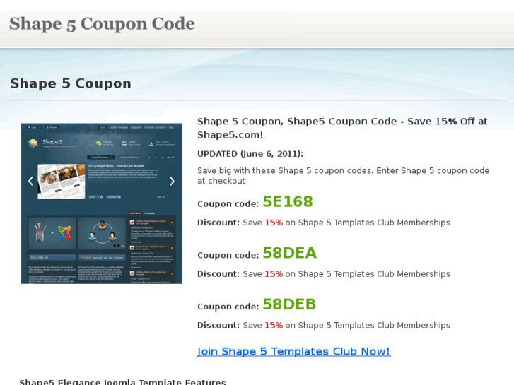 www.shape5coupon.net