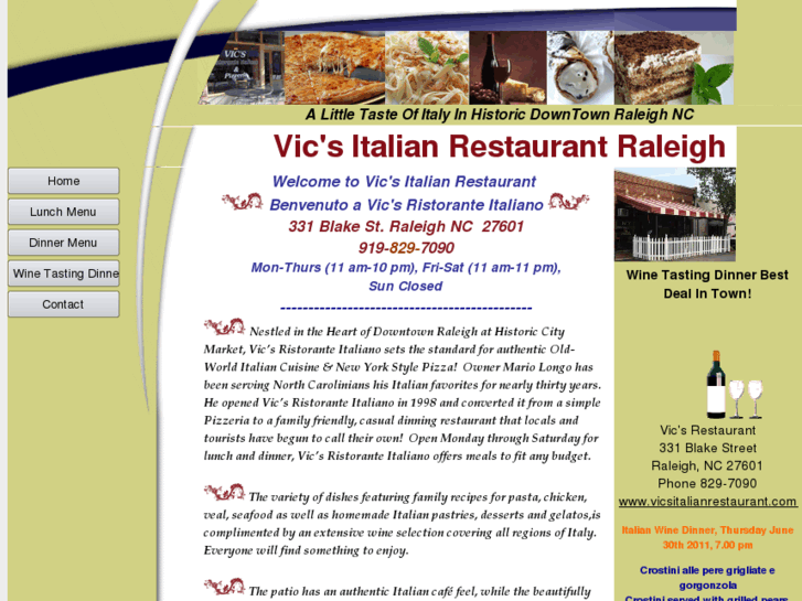 www.vicsitalianrestaurant.com