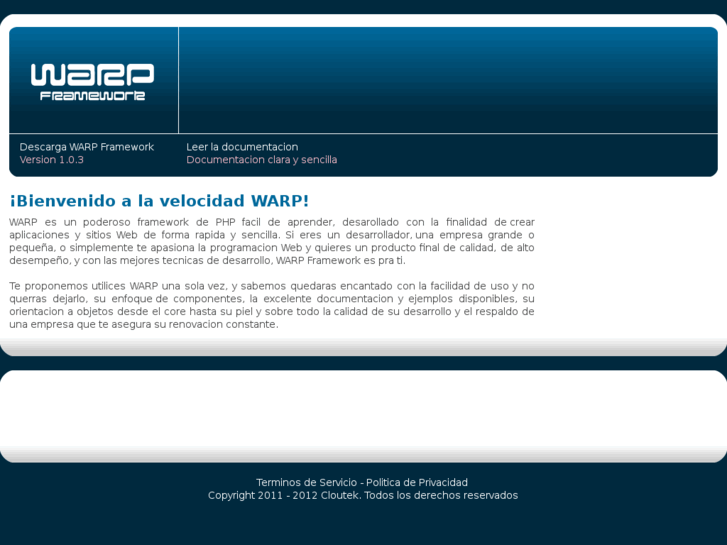 www.warpframework.com