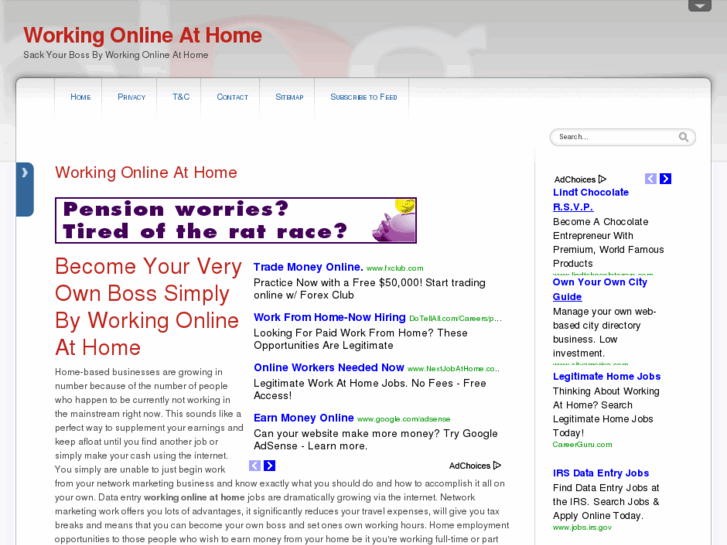 www.workingonlineathome.net