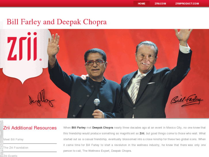 www.billfarley-deepakchopra.com