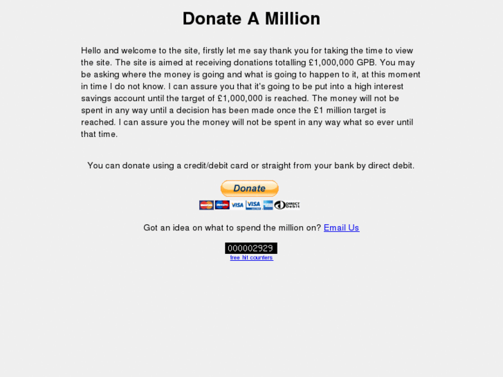 www.donateamillion.co.uk