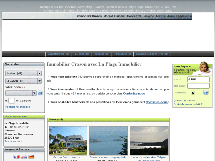 www.la-plage-immobilier.com