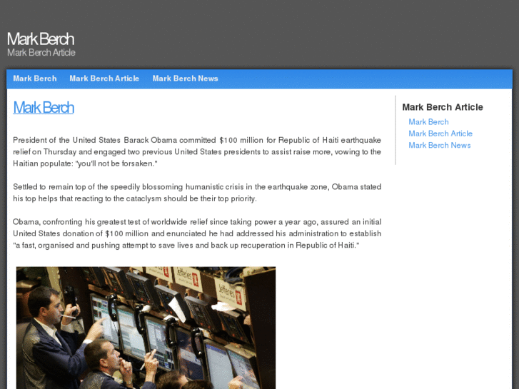 www.markbercharticle.org