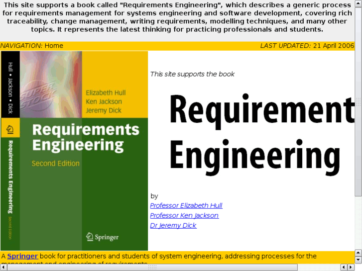 www.requirementsengineering.info