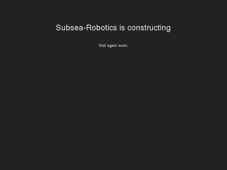 www.subsea-robotics.com