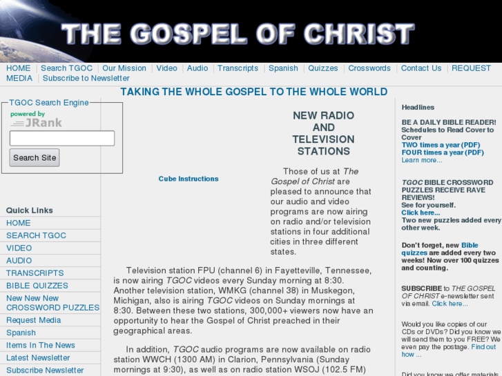 www.thegospelofchrist.com