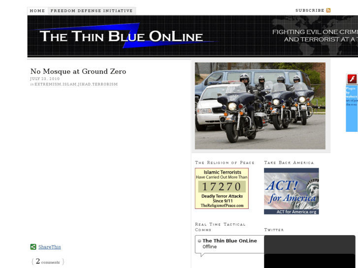 www.thethinblueonline.com