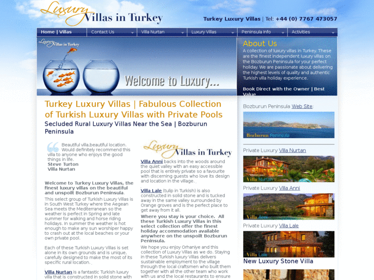 www.turkeyluxuryvillas.com