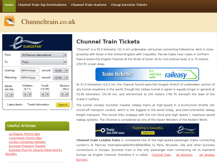 www.chunneltrain.co.uk