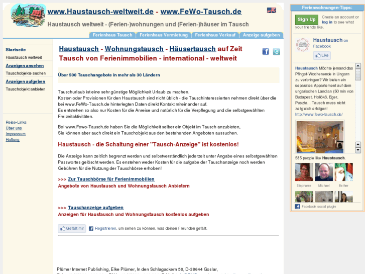 www.fewo-tausch.de