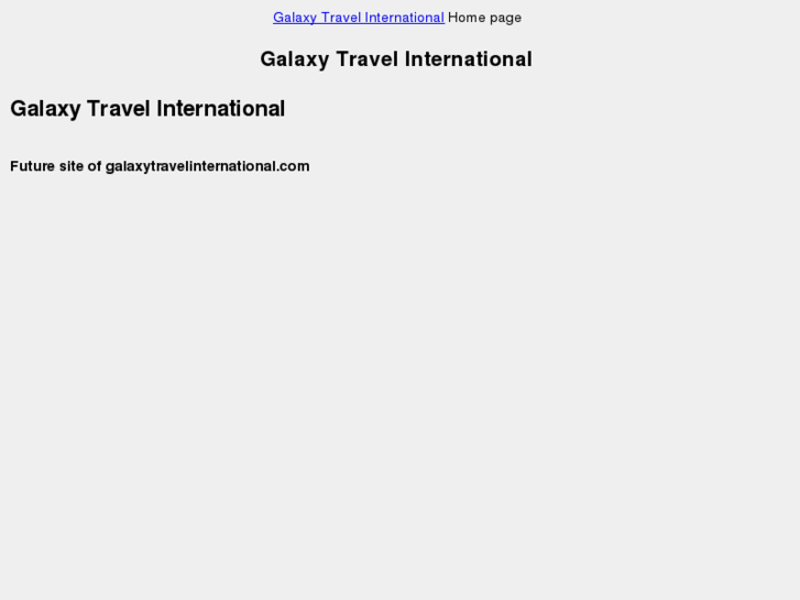 www.galaxytravelinternational.com