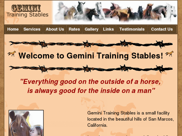 www.geminitrainingstables.com