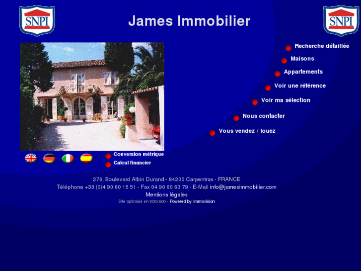 www.jamesimmobilier.com